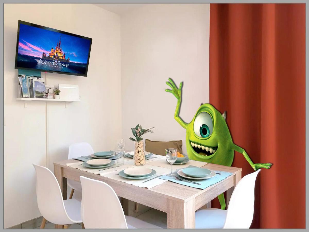 Appartement Avec Salle De Jeux Privee,10Min De Disney Transport En Commun 6 Couchages Chanteloup-en-Brie Exteriör bild