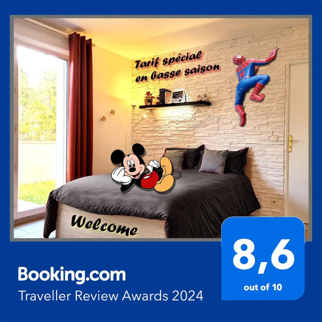 Appartement Avec Salle De Jeux Privee,10Min De Disney Transport En Commun 6 Couchages Chanteloup-en-Brie Exteriör bild